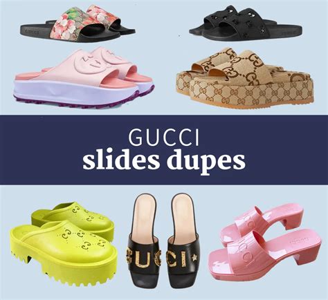 not fake gucci slide|gucci platform slides dupe.